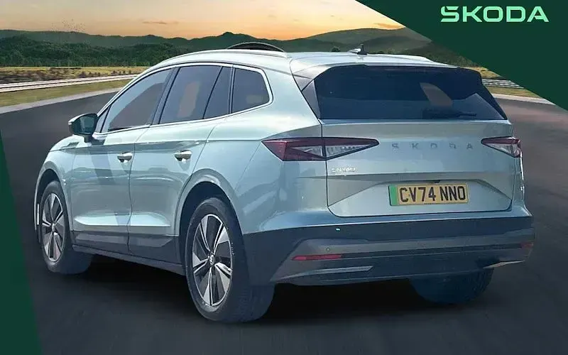 Used Skoda Enyaq iV 210 kW (286 HP) 2024 Arctic silver metallic SUV