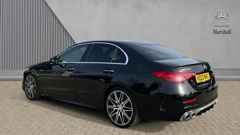 Used Mercedes C43 AMG Premium Plus 408 HP (300 kW) 2023 Obsidian black metallic