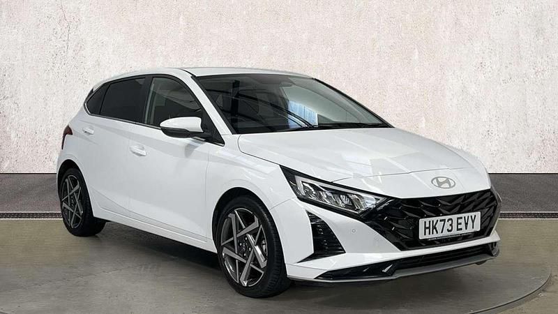 White Used 2023 Hyundai i20 Premium Hatchback | £15,490 (Fair price) - Image 1/4