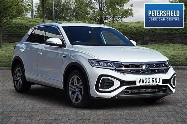 White Used 2022 VW T-Roc R-line SUV | £20,590 (Super price) - Image 1/4