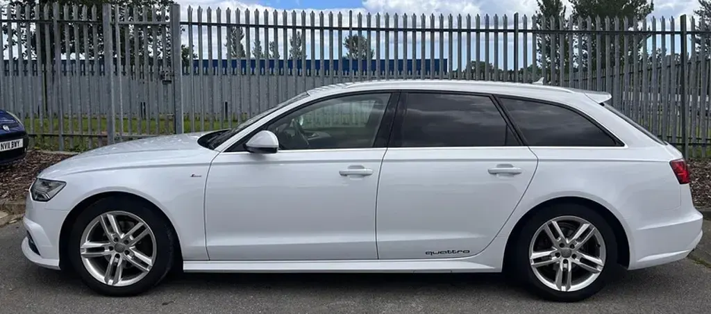 Used Audi A6 S-Line 272 HP (200 kW) 2018 White Estate