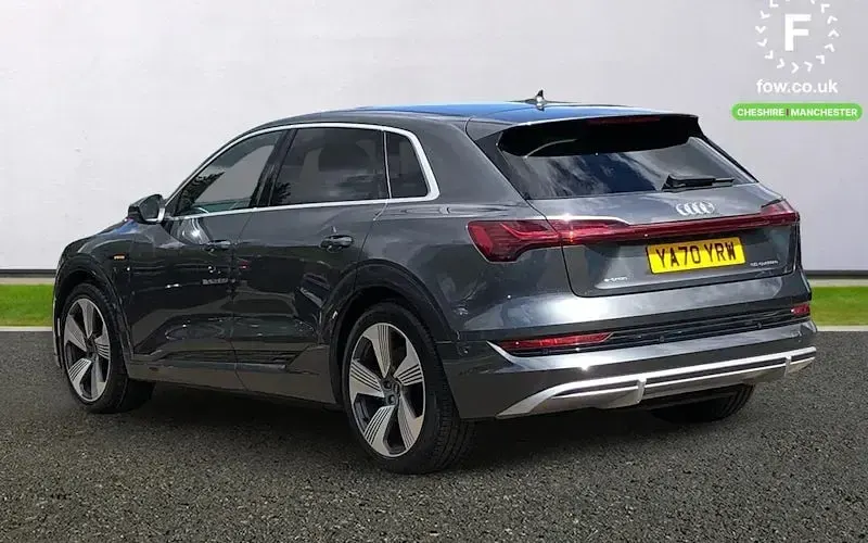 Używany Audi e-tron S-Line 230 kW (313 KM) 2021 Szary SUV