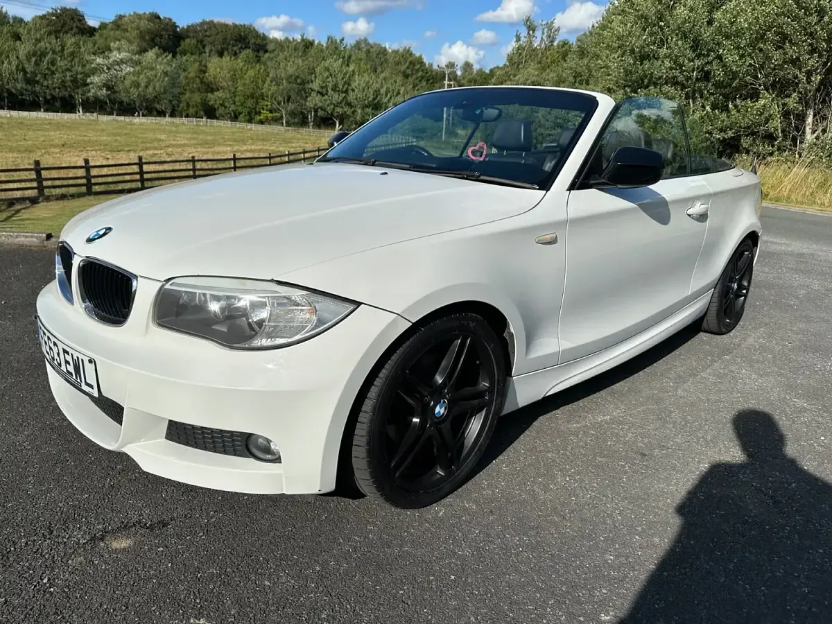 Used BMW 120 Cabriolet Sport Line 2013 White Cabriolet