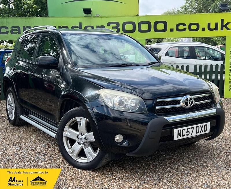 Black Used 2007 Toyota RAV4 T1 SUV | £2,995 (Fair price) - Image 1/4