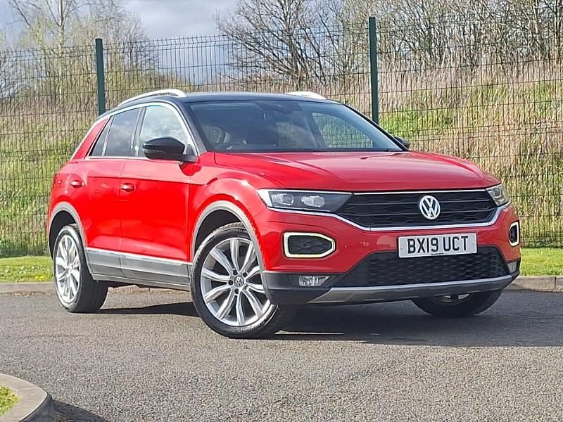 Used VW T-Roc SEL 115 HP (84 kW) 2019 Red SUV