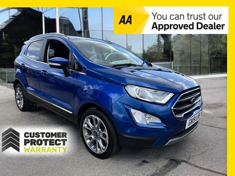 Blue Used 2019 Ford Ecosport Titanium SUV | £10,995 (Fair price) - Image 1/4