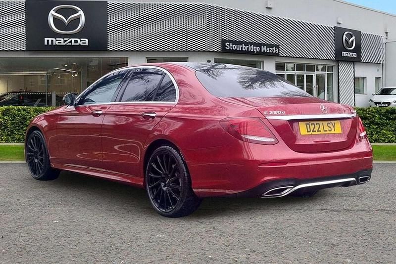 Used Mercedes E220 AMG line 2017 Red Sedan