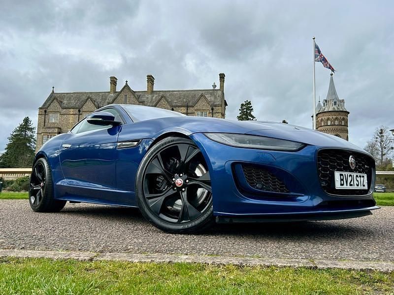 Used Jaguar F-Type R-Dynamic 450 HP (330 kW) 2021 Blue Coupe