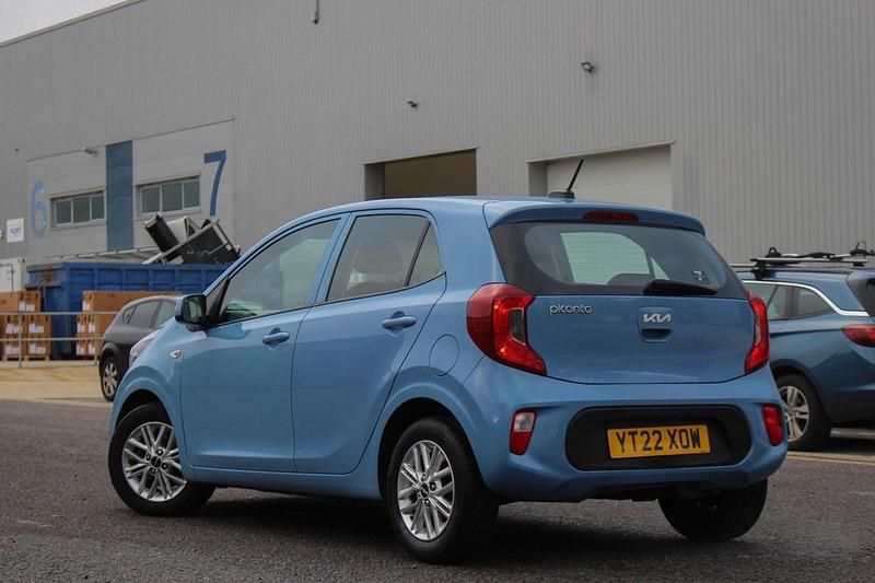 Used Kia Picanto 2022 Blue Hatchback