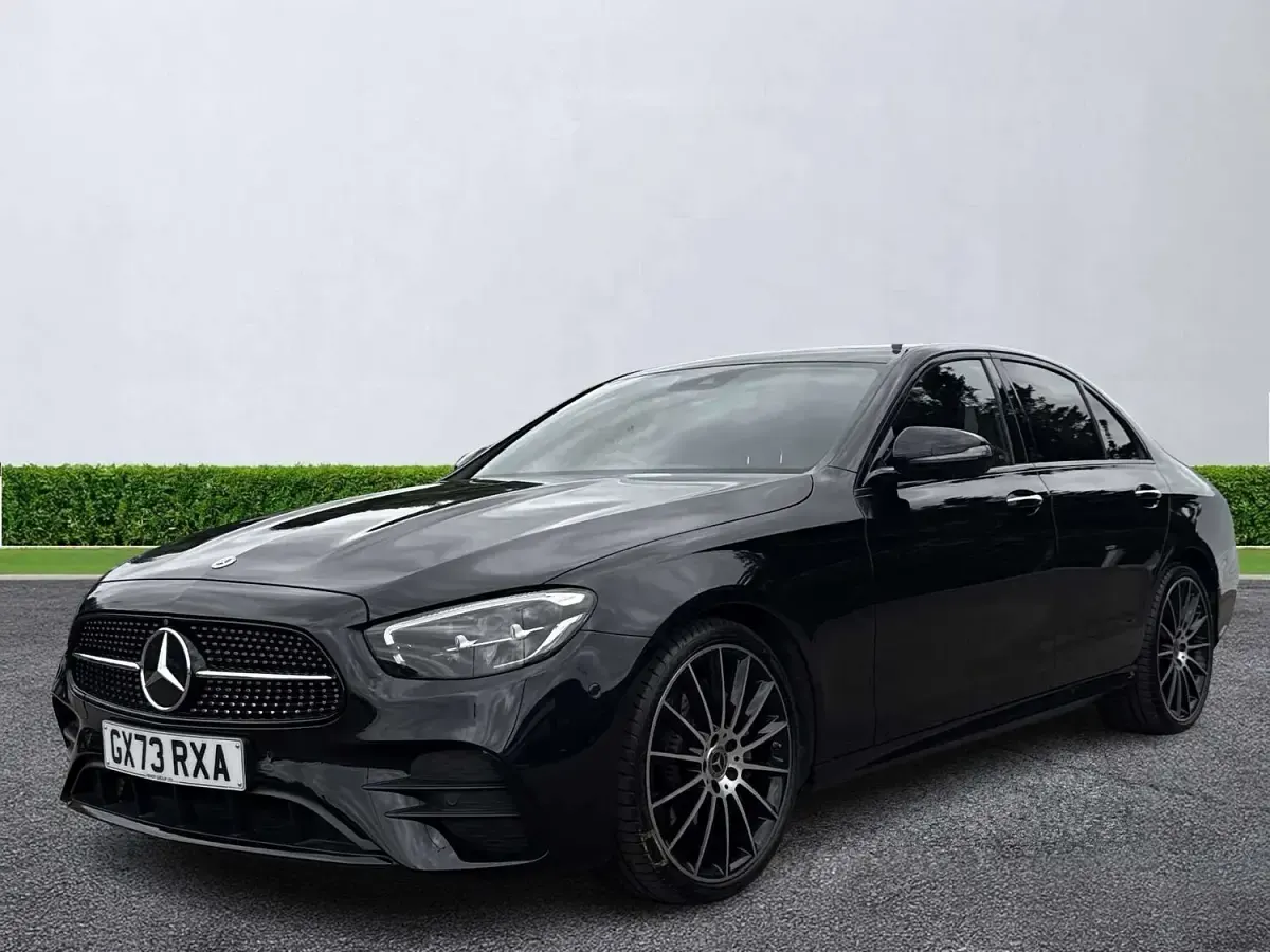 Used Mercedes E200 AMG line 2023 Black Sedan