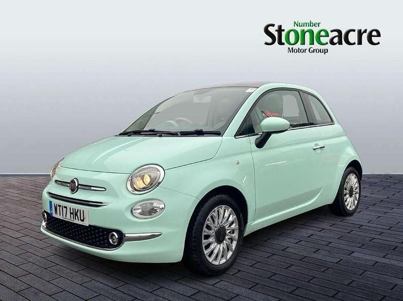 Used Fiat 500 Lounge 69 HP (50 kW) 2017 Green Hatchback