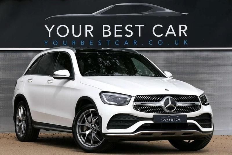 White Used 2020 Mercedes GLC300 AMG Line Premium Estate | £23,977 (Good price) - Image 1/1