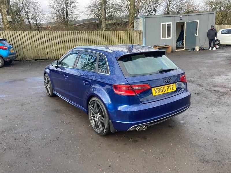Used Audi A3 S-Line 2015 Blue Hatchback