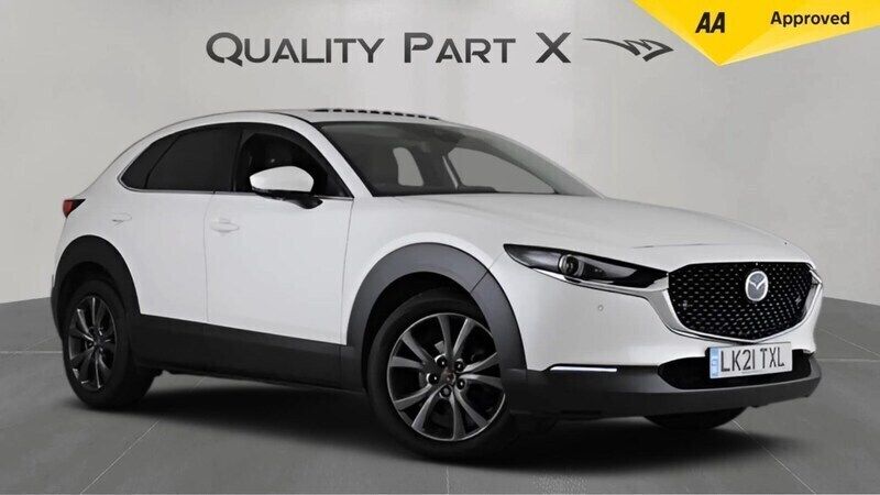 White Used 2021 Mazda CX-30 Edition SUV | £14,975 (Fair price) - Image 1/4