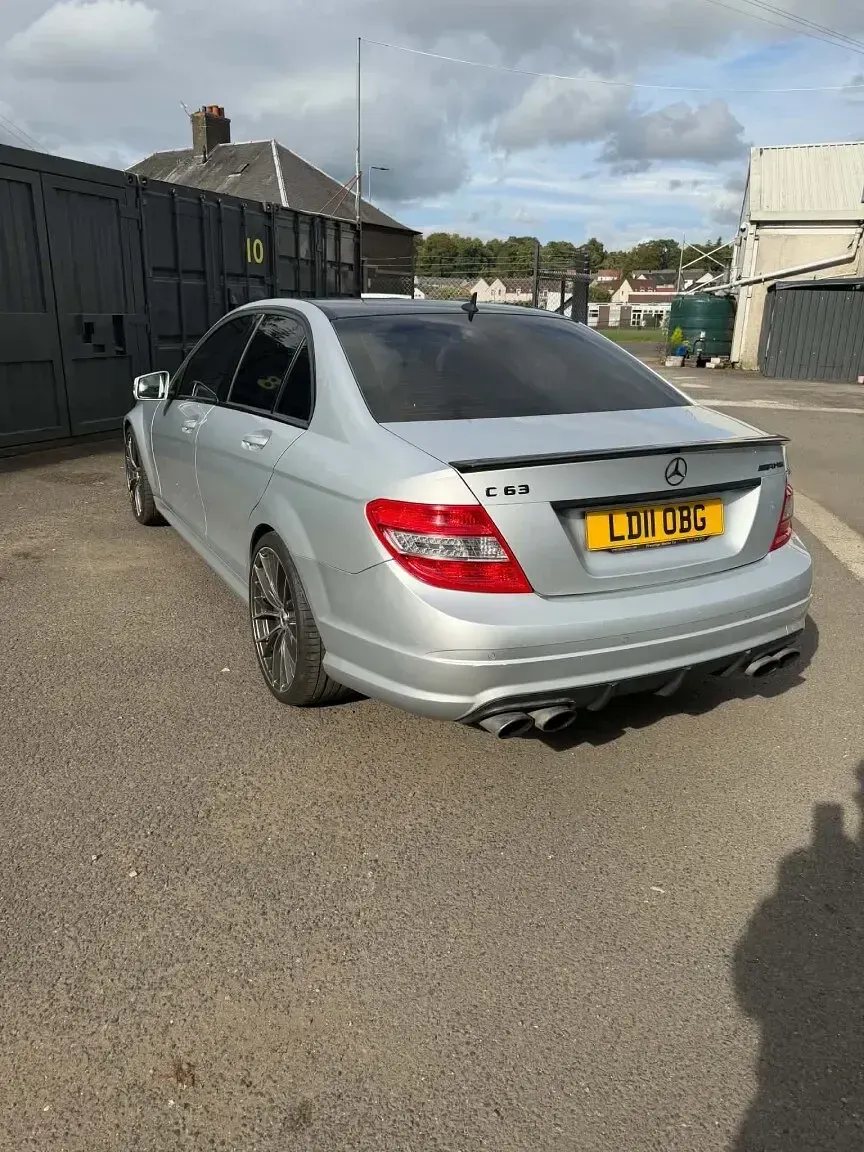 Used Mercedes C63 AMG AMG 2011 Silver Sedan