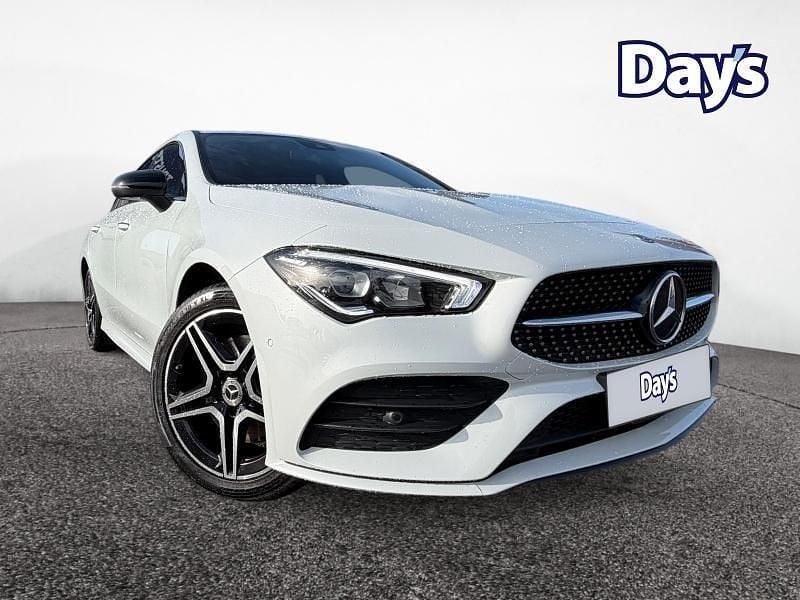 Used Mercedes CLA250e Shooting Brake AMG line 2022 White Estate
