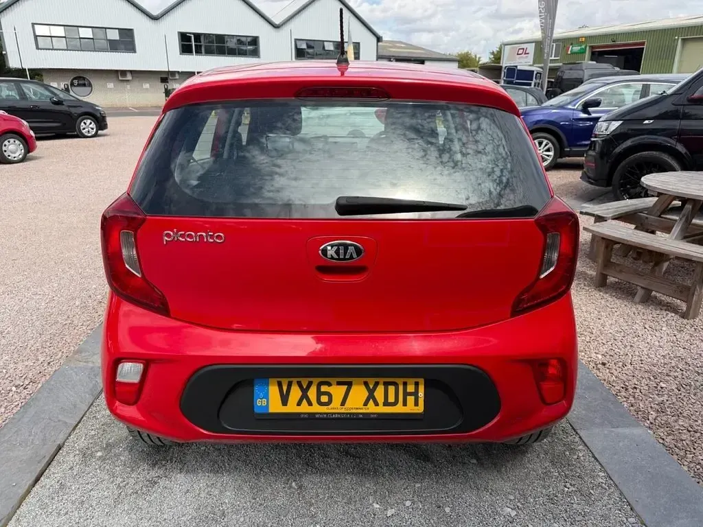 Used Kia Picanto 83 HP (61 kW) 2017 Red Hatchback