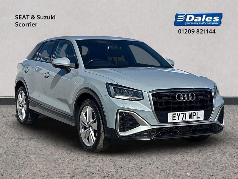 Grey Used 2021 Audi Q2 S-Line SUV | £18,500 (Expensive) - Image 1/4