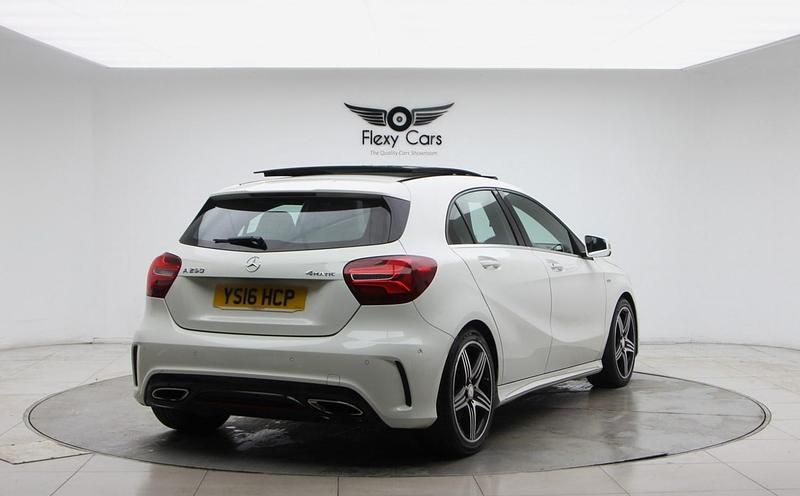 Used Mercedes A250 AMG 2016 White Hatchback