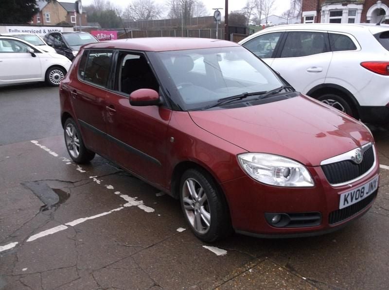 Used Skoda Fabia 2008 Red Hatchback