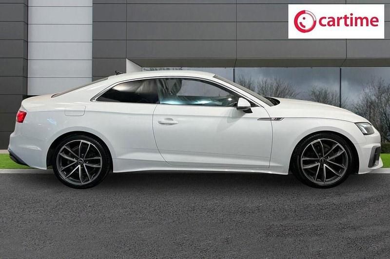 Used Audi A5 S-Line 150 HP (110 kW) 2021 White Coupe