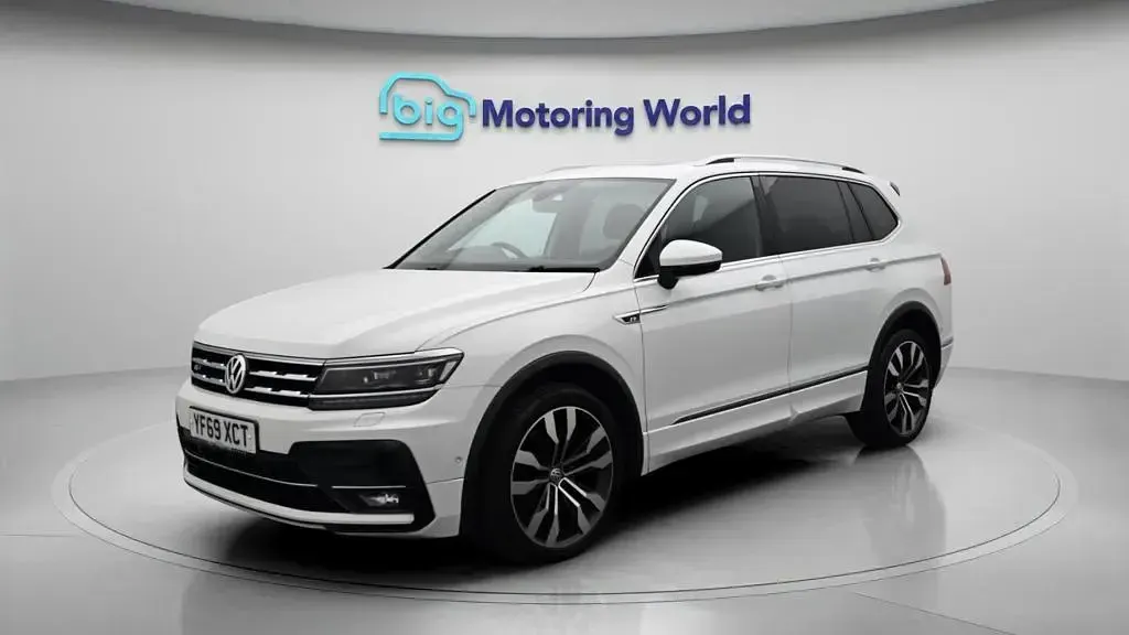 Used VW Tiguan Allspace R-line 150 HP (110 kW) 2019 White SUV