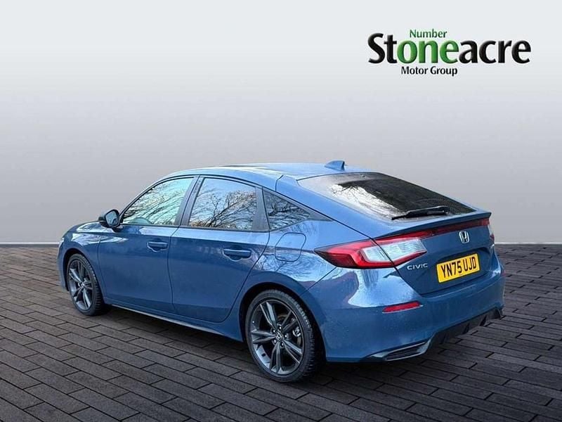 New Honda Civic Sport 140 HP (102 kW) 2025 Blue Hatchback