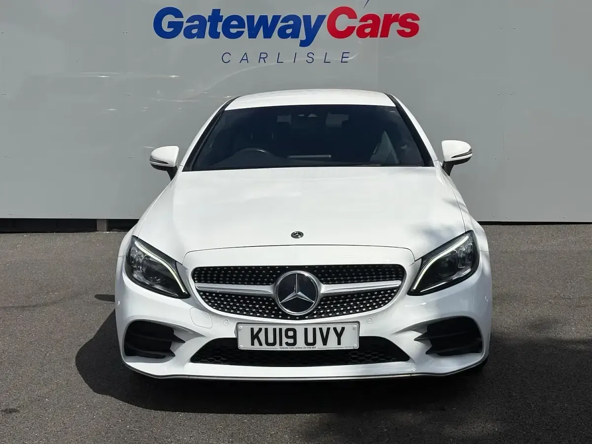 Used Mercedes C220 AMG Line Premium 2019 White Coupe