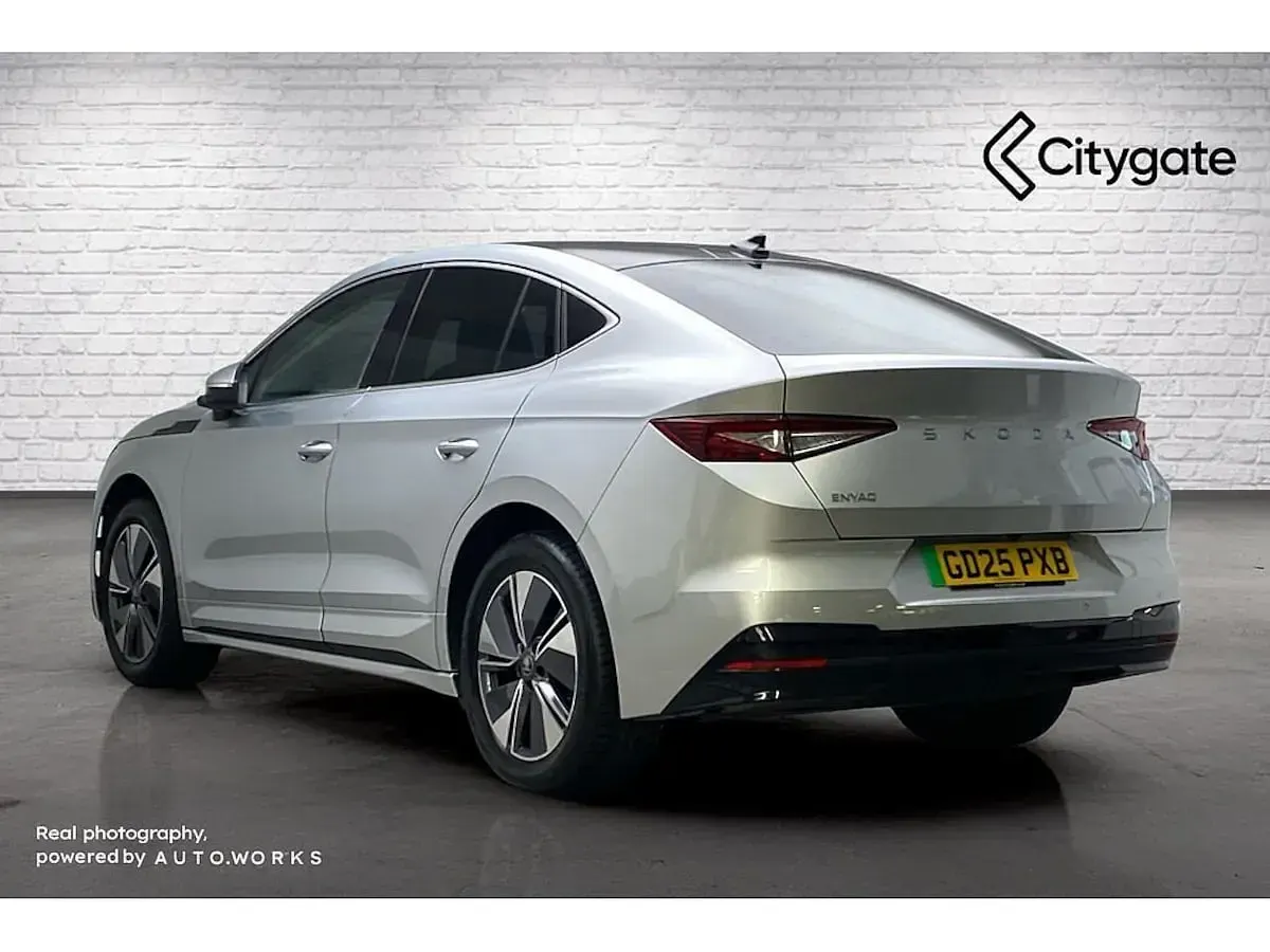 Used Skoda Enyaq iV 154 kW (210 HP) 2025 Brilliant silver metallic SUV