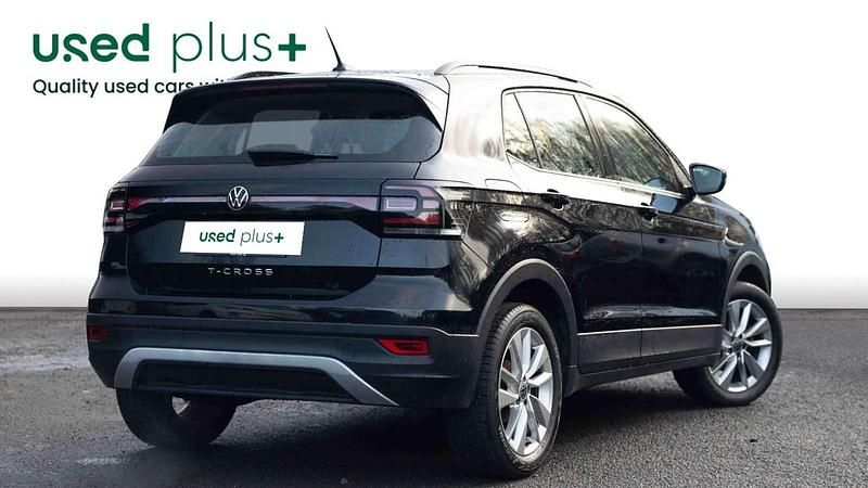 Used VW T-Cross SE 110 HP (80 kW) 2022 Black SUV