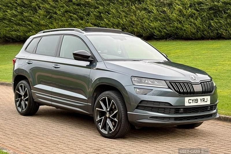 Used Skoda Karoq SportLine 150 HP (110 kW) 2019 Grey SUV