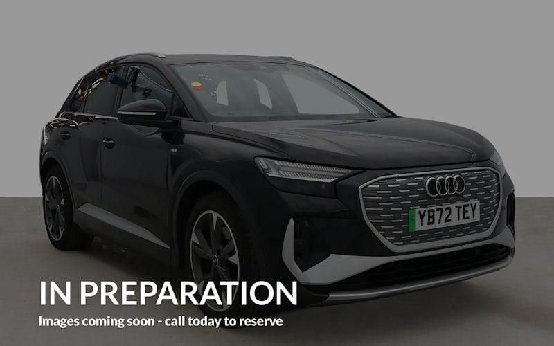 Used Audi Q4 e-tron S-Line 150 kW (204 HP) 2023 Black SUV