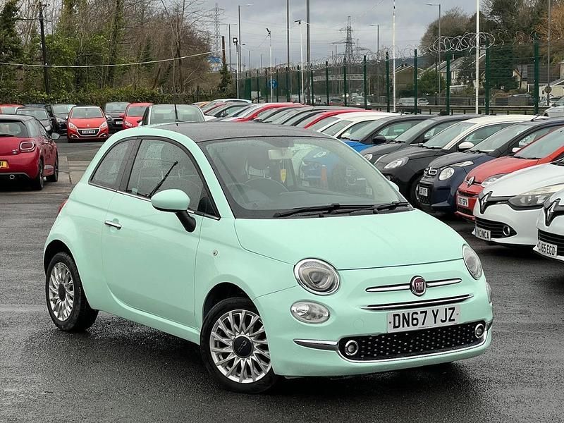 Used Fiat 500 Lounge 2017 Green Hatchback