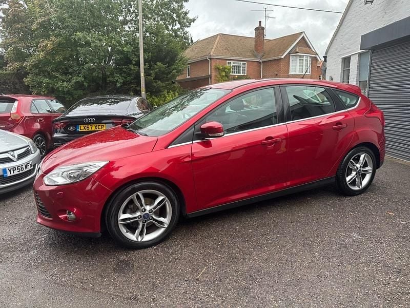 Red Used 2014 Ford Focus Titanium X Hatchback | £3,695 (Good price) - Image 1/4