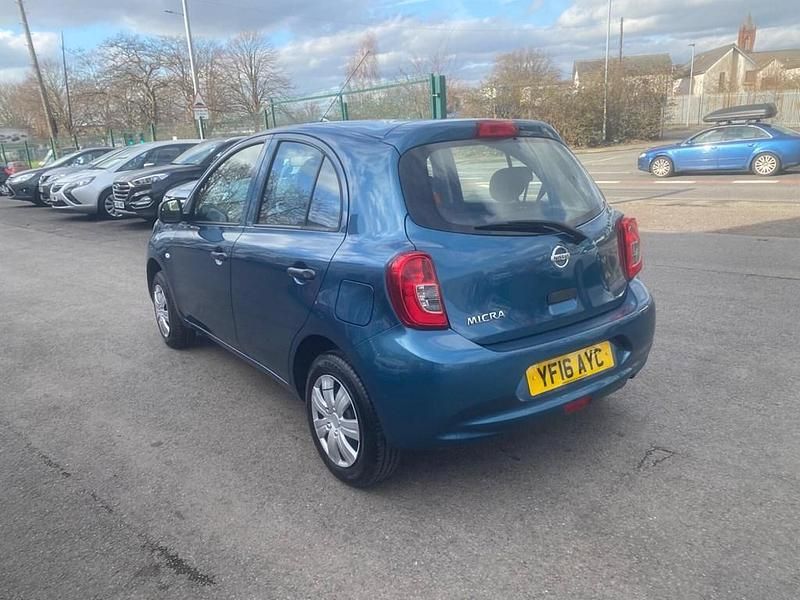 Used Nissan Micra Visia 2016 Blue Hatchback