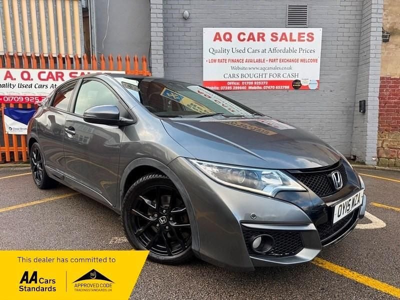 Silver Used 2015 Honda Civic Sport Hatchback | £6,590 (Fair price) - Image 1/4
