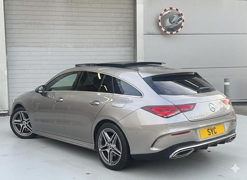 Used Mercedes CLA220 Shooting Brake AMG line 2020 Silver Estate