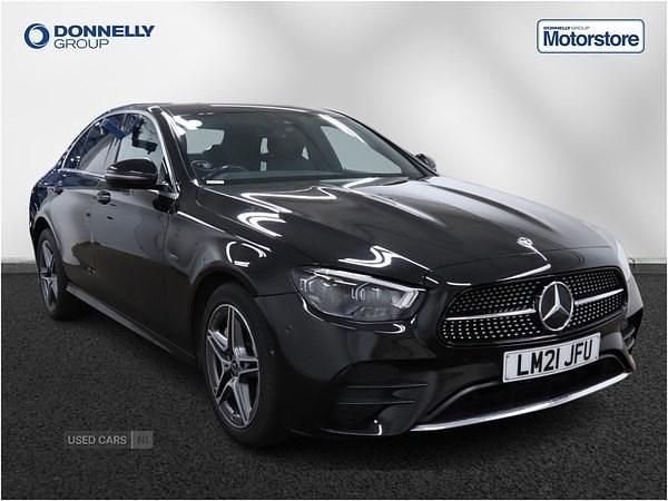 Black Used 2021 Mercedes E300 AMG line Sedan | £26,995 (Fair price) - Image 1/4