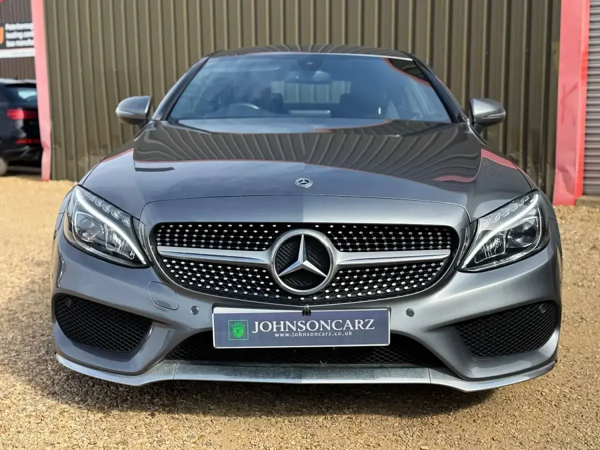 Used Mercedes C220 AMG line 2018 Grey Coupe