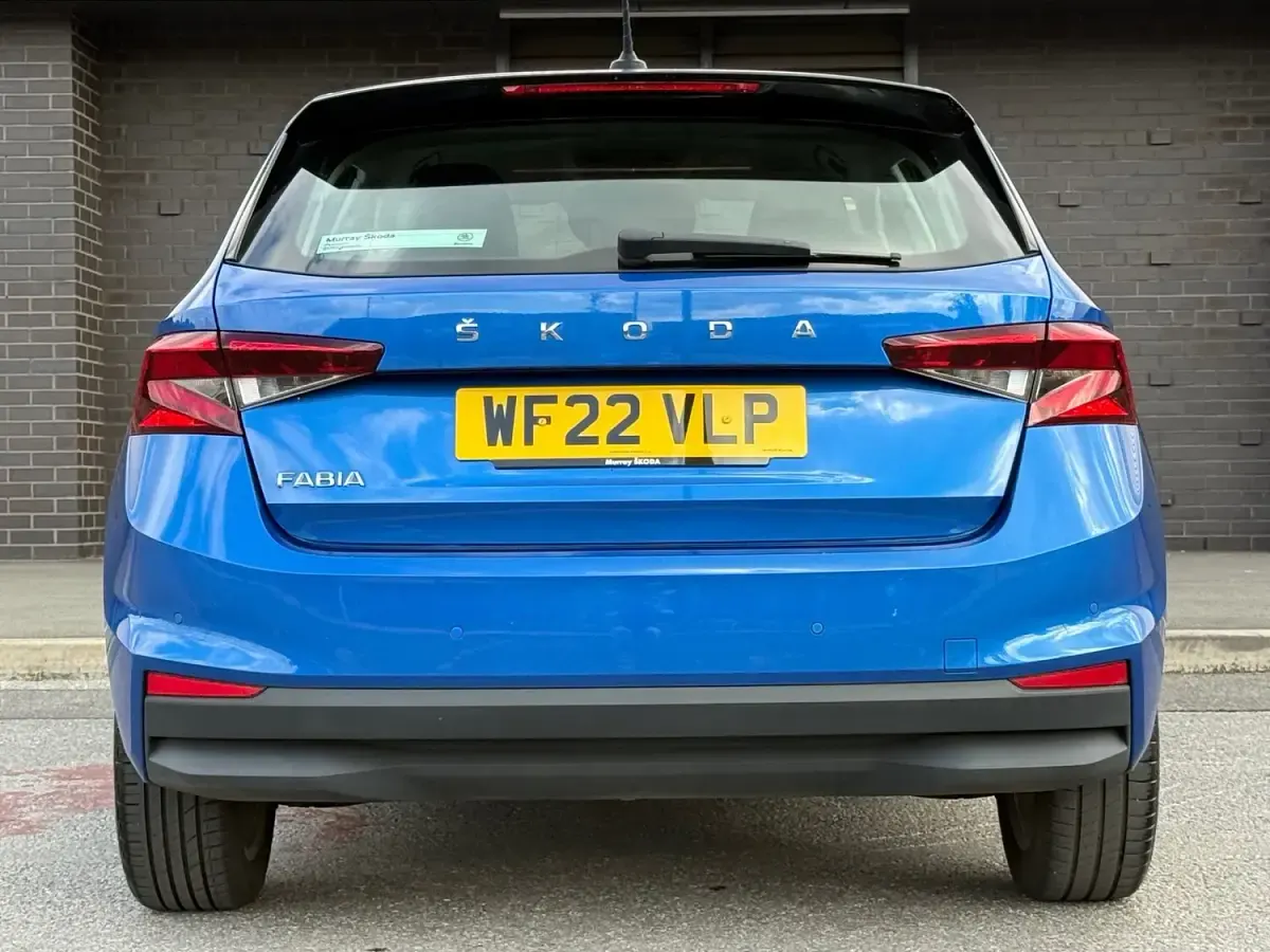 Used Skoda Fabia SE L 2022 Blue Hatchback
