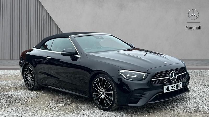 Used Mercedes E300 AMG line 258 HP (189 kW) 2022 Obsidian black metallic