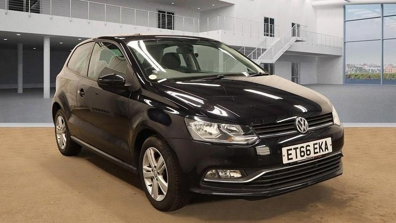 Black Used 2017 VW Polo Edition Hatchback | £6,495 (Good price) - Image 1/4