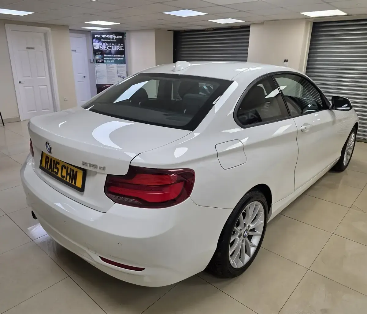 Used BMW 218 Exclusive 2015 White Coupe