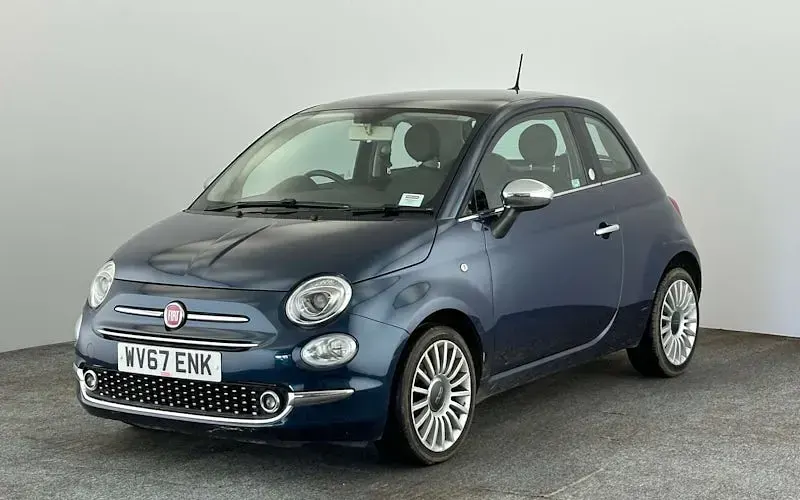 Used Fiat 500 Mirror 69 HP (50 kW) 2018 Blue Hatchback