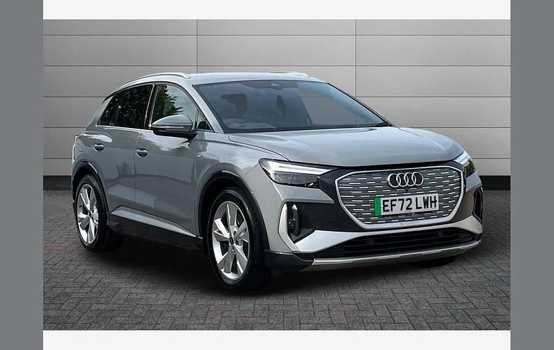 Grey Used 2022 Audi Q4 e-tron S-Line SUV | £26,422 (Super price) - Image 1/4