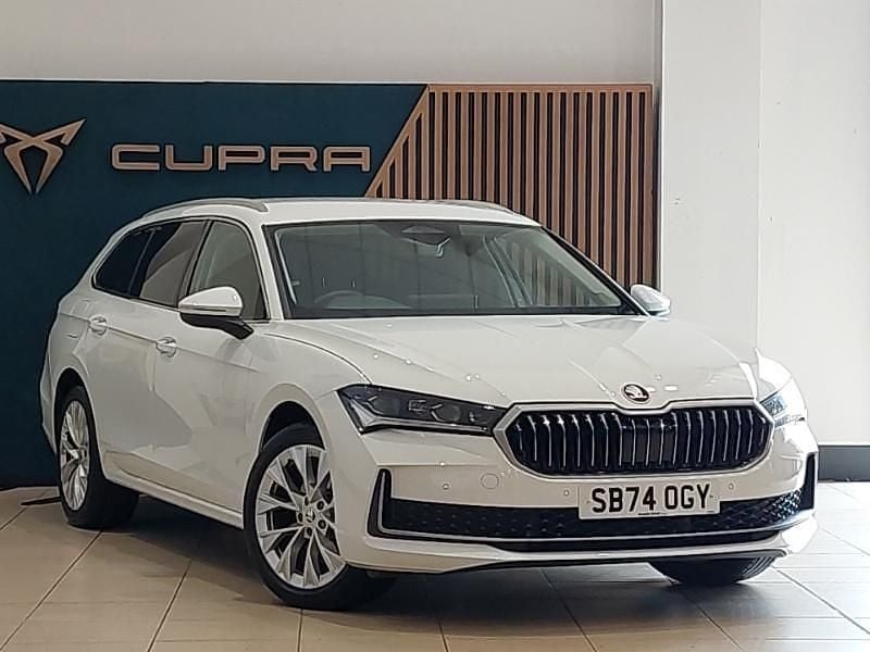 White Used 2024 Skoda Superb SE L Estate | £28,998 (Expensive) - Image 1/4