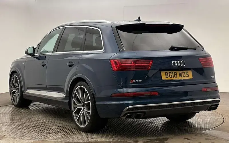 Used Audi SQ7 435 HP (319 kW) 2018 Blue SUV