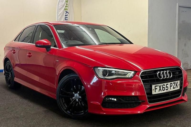 Red Used 2015 Audi A3 S-Line Sedan | £8,995 (Fair price) - Image 1/1