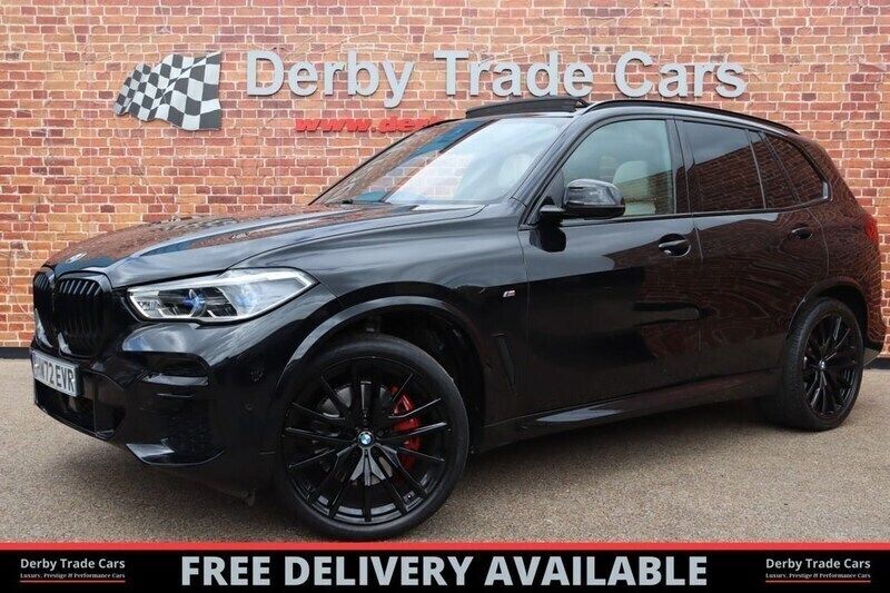 Black Used 2022 BMW X5 M Sport SUV | £49,990 (Fair price) - Image 1/4