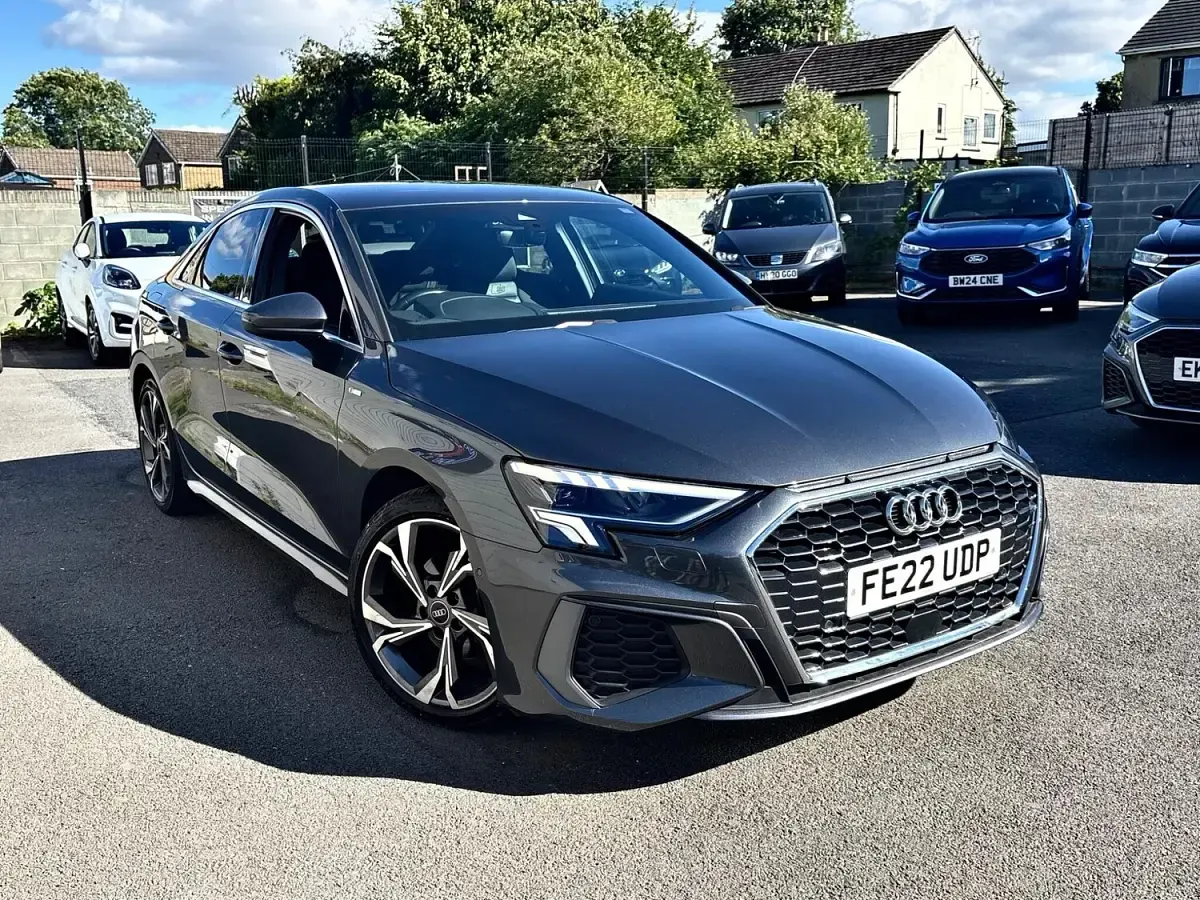 Used Audi A3 S-Line 110 HP (80 kW) 2022 Grey Sedan